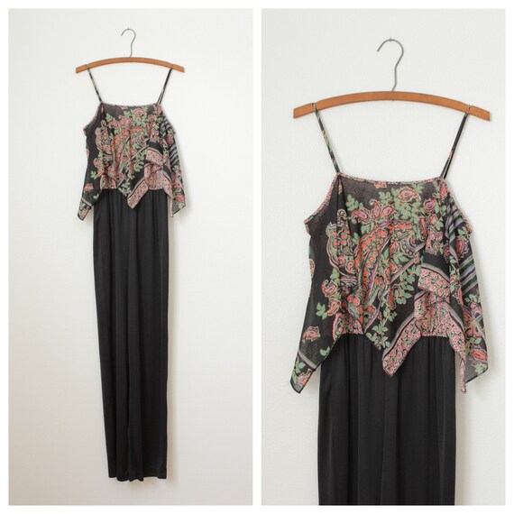 Vintage Farah Paisley Jumpsuit