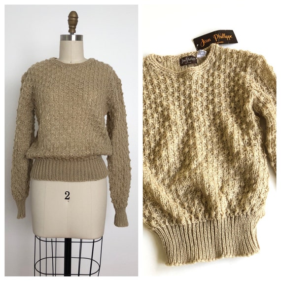 1970s Olive Pullover Sweater