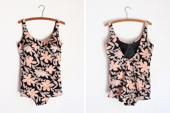 1960s Sophia Floral Swimsuit