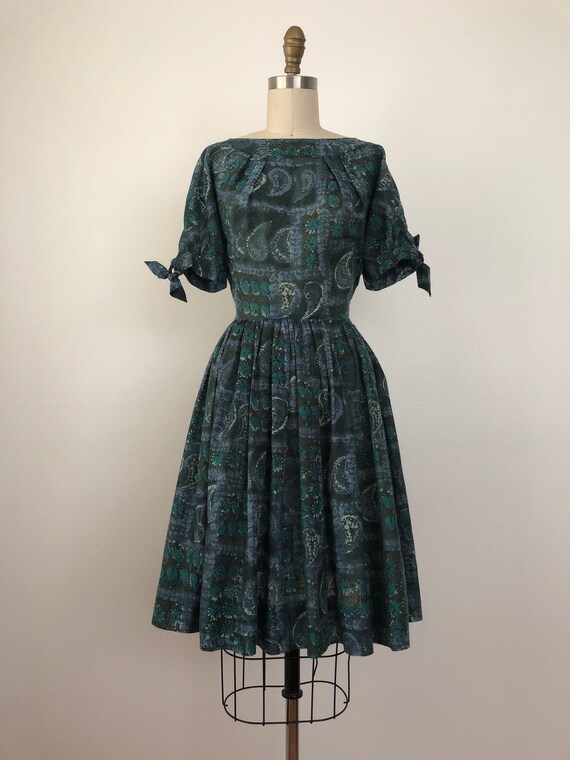 1950s Britanica Paisley Dress | Vintage Sundress - image 8