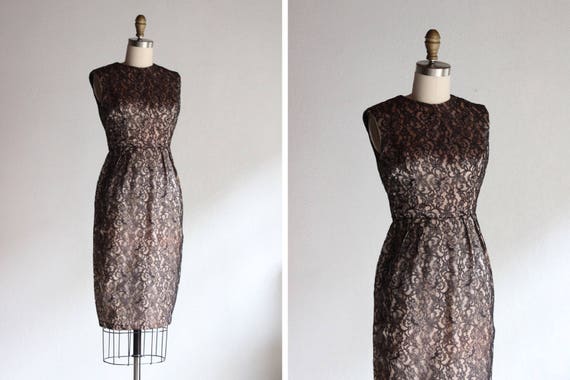 Vintage Luciana Lace Cocktail Dress - image 4