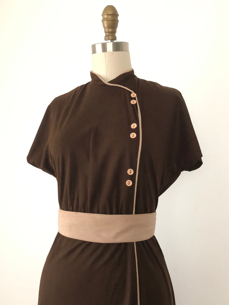 Vintage oriental dress 1970s Mrs Wong Dress