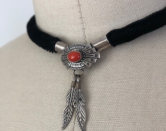 Vintage 70s Amuleto Chocker Necklace | Southwestern Necklace