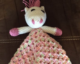 Pink Unicorn Lovey