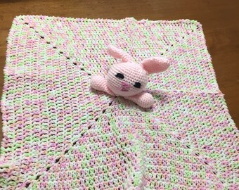 Pink Bunny Lovey