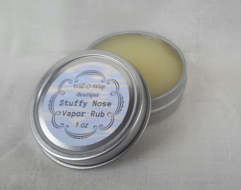 Stuffy Nose Vapor Rub Etsy