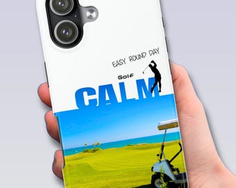 Handyhülle mit Golfmotiv für Golfliebhaber, passend für iPhone und Samsung Galaxy