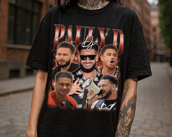 Pauly D 90s Bootleg Rap Shirt, Jersey Shore Homage Shirt, Vintage Movie Shirt, Movie Fan Gift, Reality TV Lovers Vintage Tee