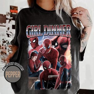 Peter Parker Tom Holland Spider Hero Movie Vintage Bootleg 90s Shirt, A Brand New Day Tee, MCU Superhero Tee, Disneyworld Trip afbeelding 2