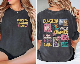 Dungeon Crawler Carl Stamps TShirt, Princess Donut Mongo Tee, This is an OUTRAGE, Dungeon Crawler Carl Goddammit Donut Gold, Bookish Tee