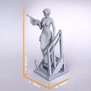 Ada Wong Resident Evil STL 3D Print Model Elegant Spy Girl Figure ...