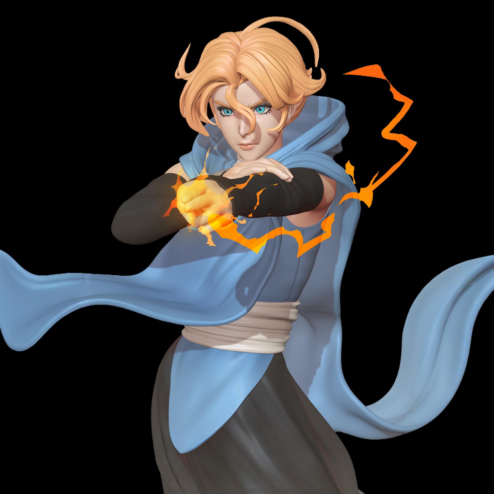 Sypha Belnades Castlevania STL 3D Print Model Fantasy Mage Anime Figure ...
