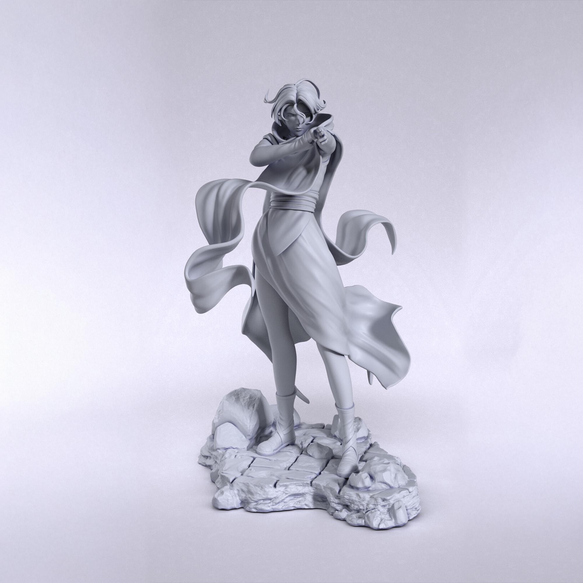 Sypha Belnades Castlevania STL 3D Print Model Fantasy Mage Anime Figure ...