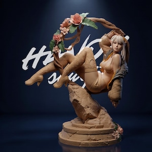 Kaine Nier Replicant STL 3D Print Model Anime Waifu Figure Statue Diorama