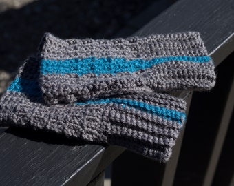 Texting Mitts, fingerless gloves, PDF pattern to crochet