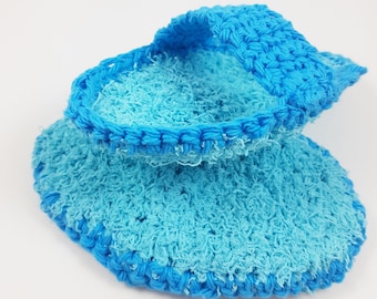 Oval Bath Mitt - Crochet Pattern, PDF download