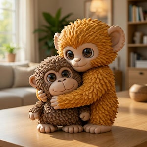 Viral PUNCH Monkey 3D Print Model (STL File-3MF)