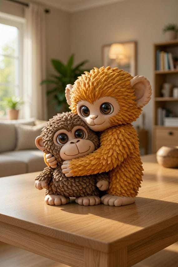 Viral PUNCH Monkey 3D Print Model (STL File-3MF)