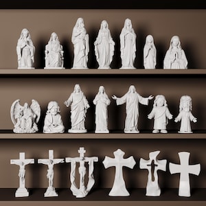 Mega Christian STL Bundle Set of 20 – Jesus Mary Cross 3D Print Files image 13