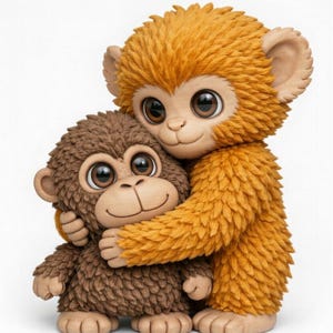 Viral PUNCH Monkey 3D Print Model (STL File-3MF) image 4