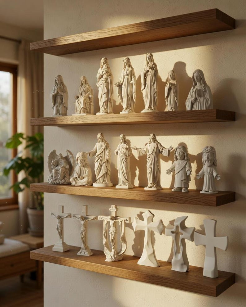 Mega Christian STL Bundle Set of 20 – Jesus Mary Cross 3D Print Files image 11