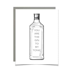 Carte de vœux - Gin & Tonic