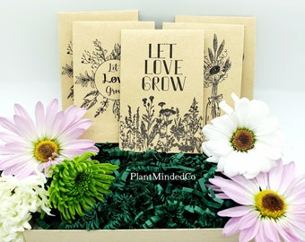 Seed Gift Box of Love - Garden Flowers | Please read * Item Details * | Garden Gift - Mother's Day | Birthday | SEEDS