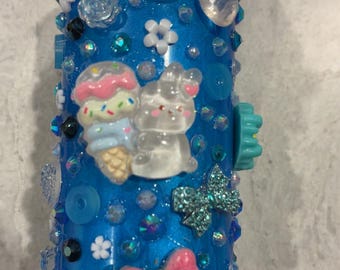BLUE Junk Lighter Case | Handmade Resin Lighter Holder | Gift for Her