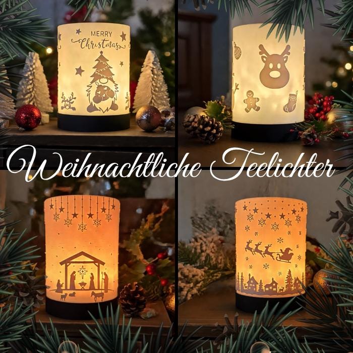 Weihnachtliche teelichter