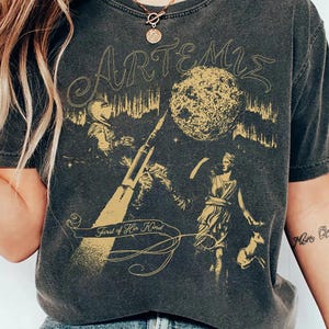 Comfort Colors® Artemis II 2026 Rocket Launch-shirt, Future Moon Mission