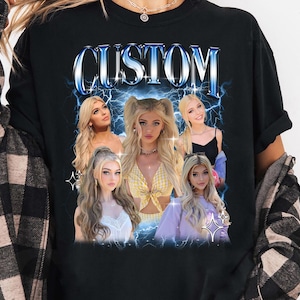 Custom Bootleg Girlfriend Boyfriend Face Shirt: Personalized Photo Bootleg Rap Style