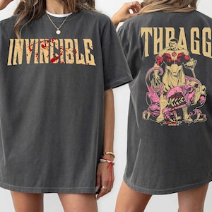 Comfort Colors® Thragg Invincible shirt, Anime Comic super hero