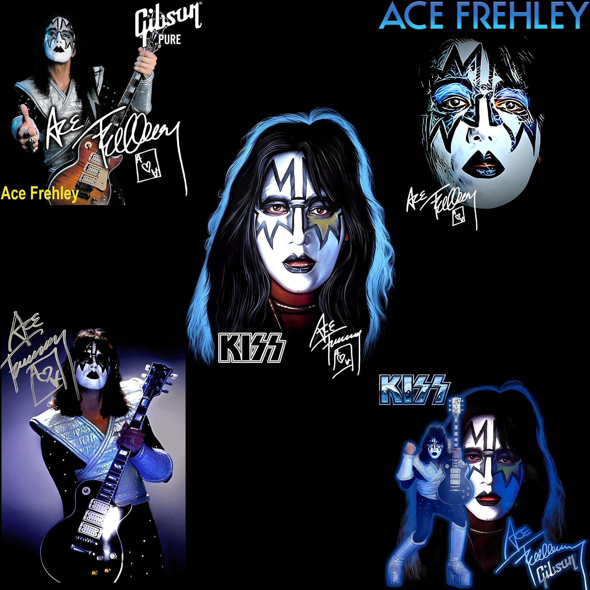 エース・フレーリー(KISS)純金製カード シリアルナンバー24k証明書付き