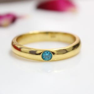 Yuta Okkotsu Anime Ring: Silver Promise Ring with Sky Blue Stone, Anime Ring, Cosplay Ring, Gojo Ring, Gift For Mother, Gifft For Her