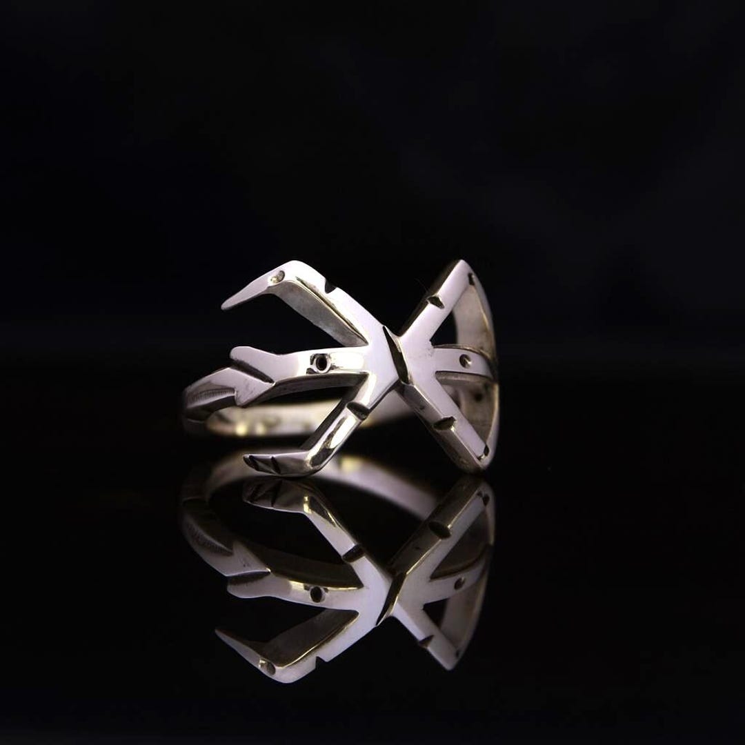 Berserk Guts Inspired Brand of Sacrifice 925 Sterling Silver Ring ...