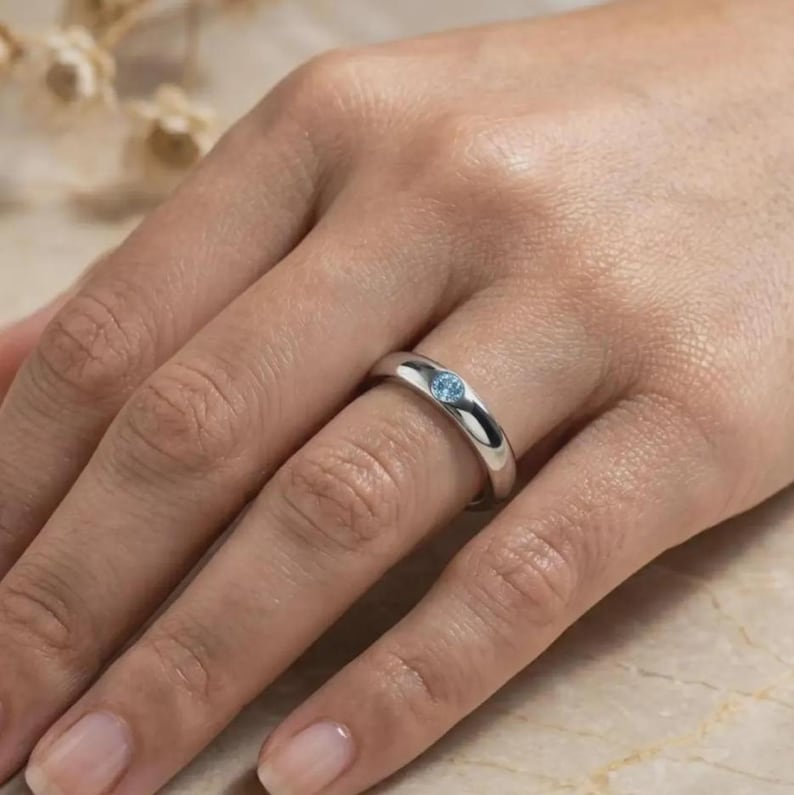 Yuta Okkotsu-inspirerad JJK-ring, minimalistisk cosplay-smyckesband bild 7