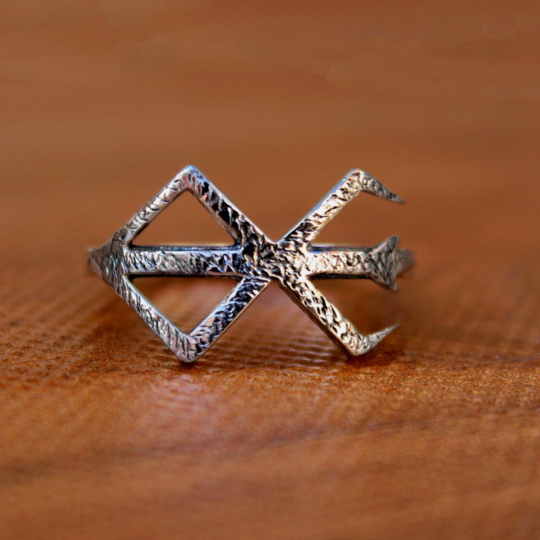 Brand of Sacrifice Sterling Silver Ring, Berserker Guts Snake Pattern ...