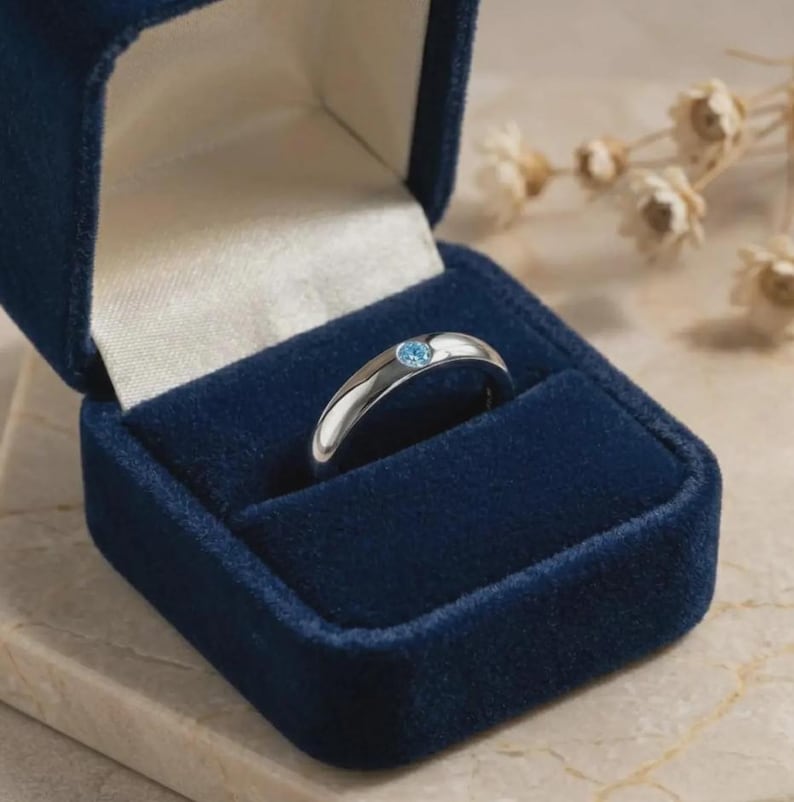 Yuta Okkotsu-inspirerad JJK-ring, minimalistisk cosplay-smyckesband bild 3