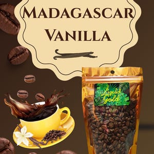 Wanilia Madagaskarska 60 gramów, próbka, całe ziarna kawy
