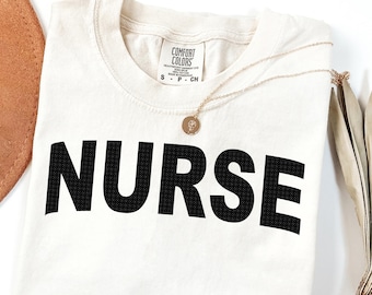 T-shirt d'infirmière personnalisé couleur confort