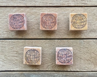 INVENTORY SALE - World Magnet Set of 5 - Ready to Ship