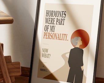 Rediseño de la imagen de la menopausia: póster con mensaje contemporáneo