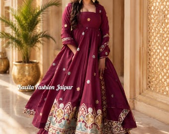 Presenting New  Designer Anarkali Suit In New Fancy Style
