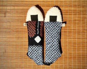 Bamboo Charcoal Shoe Deodorizer | Onigiri Kimono Fabric | Handmade in Japan | Eco Friendly Gift