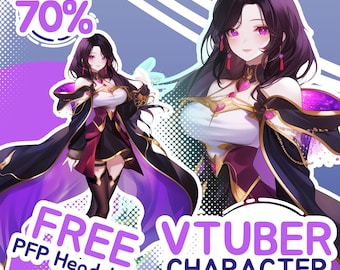 Aangepast Live2D VTuber-model | Anime-avatarrigging, VBridger-tracking (Twitch, YouTube)