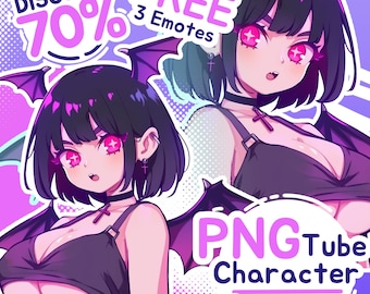 Modelo de remezcla de PNGTube de Rigging / Rig básico / Avatar PNGTuber reactivo con movimiento corporal avanzado