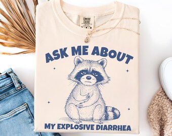Funny Raccoon Meme SVG PNG, Vintage Humor Clipart (Digital Download)