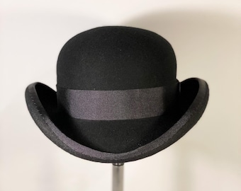 Custom order for J. 3 bowler hats in velour fur felt