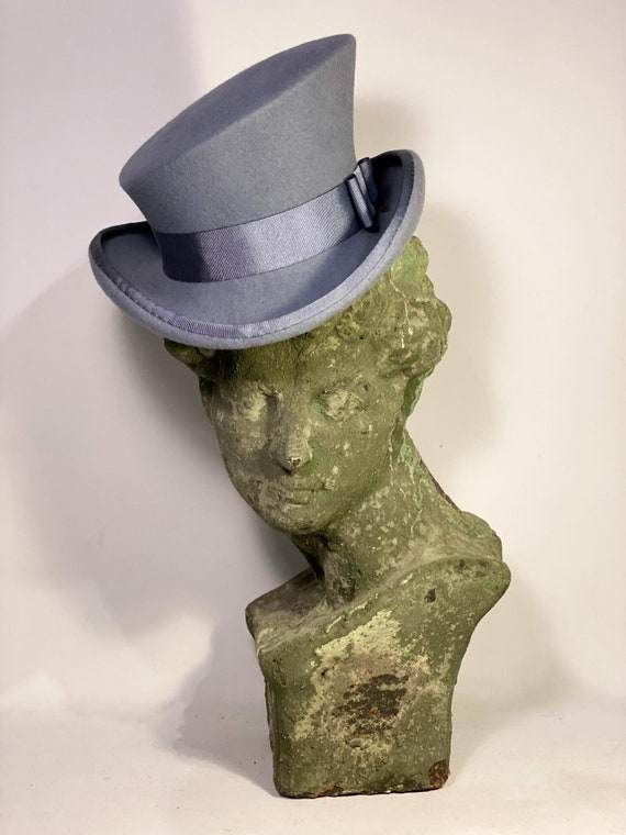 Wool Fedora Hat With Punk Ribbon Wool Fedora Hat With Punk Ribbon