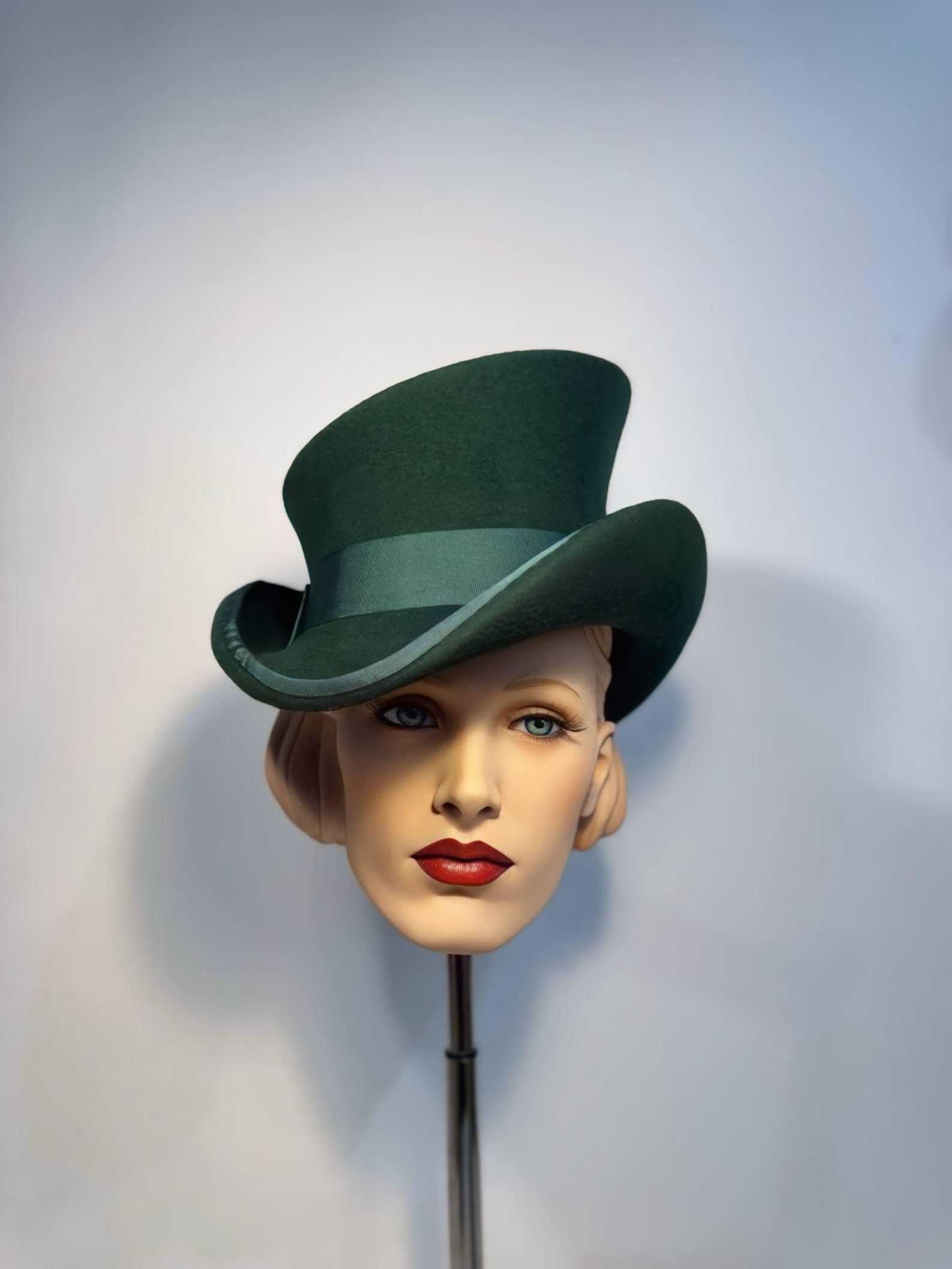 Asymmetric Top Hat, TWISTED Brim, Wool Felt Hat, Women Men Hat, Unisex ...